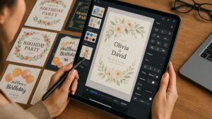 Transforme seus convites com o Adobe Express!