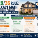 The 28/36 Rule: The Exact Math Lenders Use to Decide If You Can Afford a House