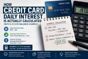 How Credit Card Daily Interest is Actually Calculated (With a $1,000 Balance Example)